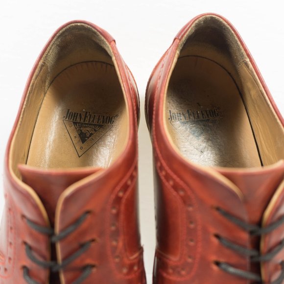 John Fluevog Flight BLQ Lace Up Brogue Sneakers - Men's Size 7 - Picture 9 of 10